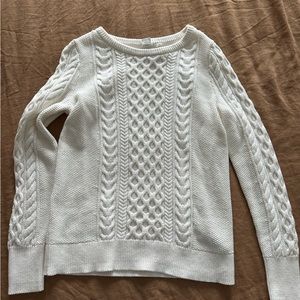 Cable knit sweater